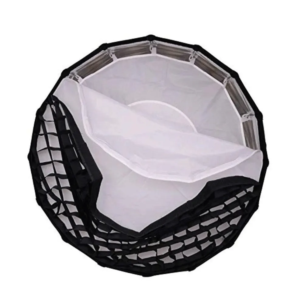 سافت باکس پارابوليک پرتابل نايس فتو Nicefoto 120cm Portable Parabolic Soft Box — تصویر 3
