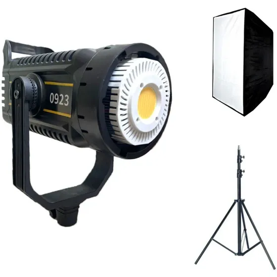 ویدیو لایت انسر 400 وات مدل KY-BK 0923 cob همراه با سه پایه و سافت باکس Answer Video Light with Tripod and Softbox
