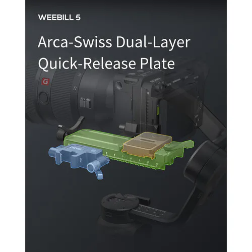 گیمبال دوربین ژیون Zhiyun WEEBILL 5 Handheld Gimbal Combo Kit — تصویر 21