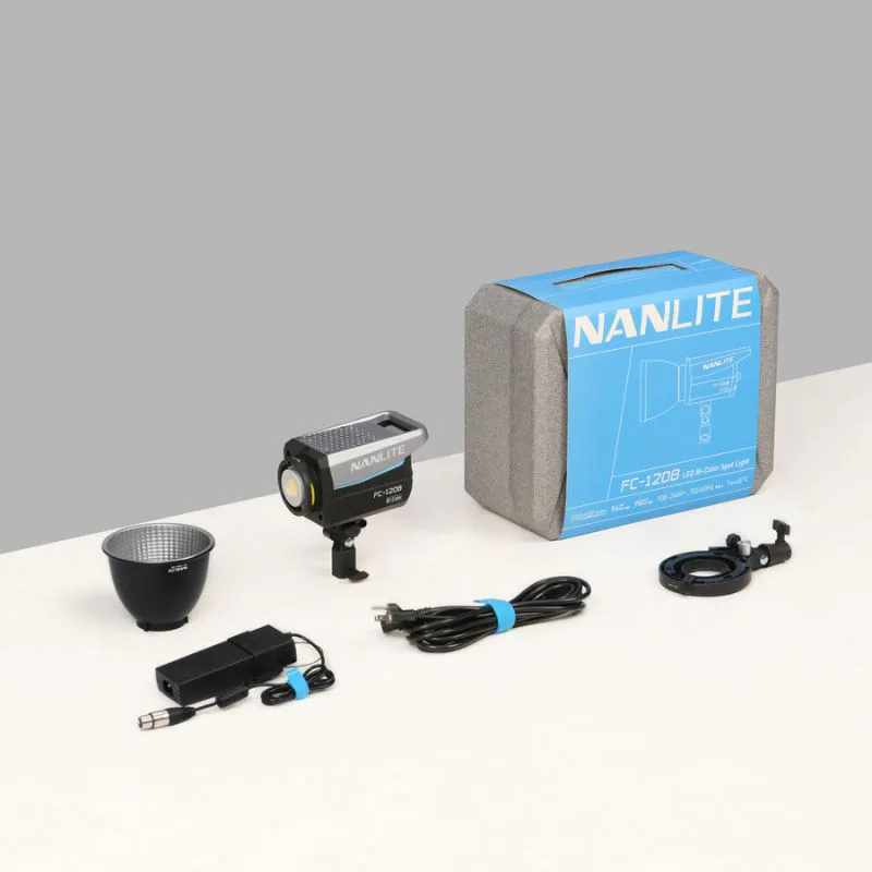 ویدیو لایت نانلایت Nanlite FC-120B Bi-Color LED Spotlight — تصویر 6