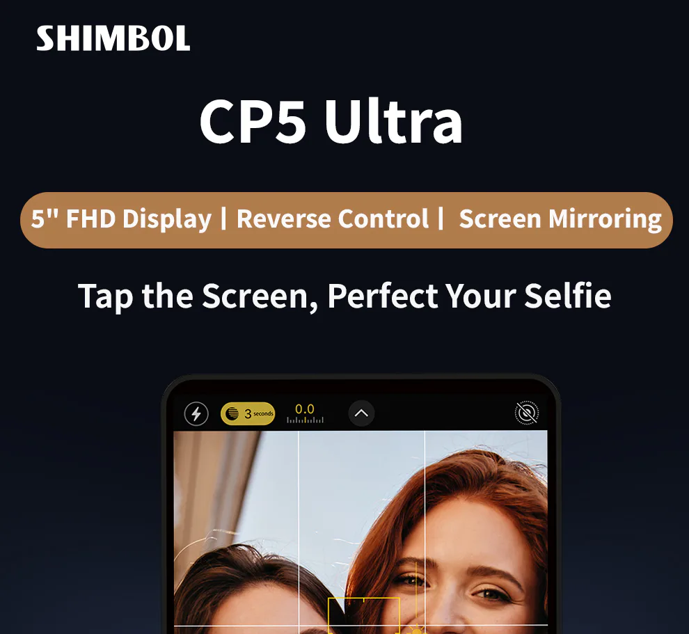 مانیتور بی‌سیم ۵ اینچ لمسی شیمبول Shimbol CP5 Ultra — تصویر 1
