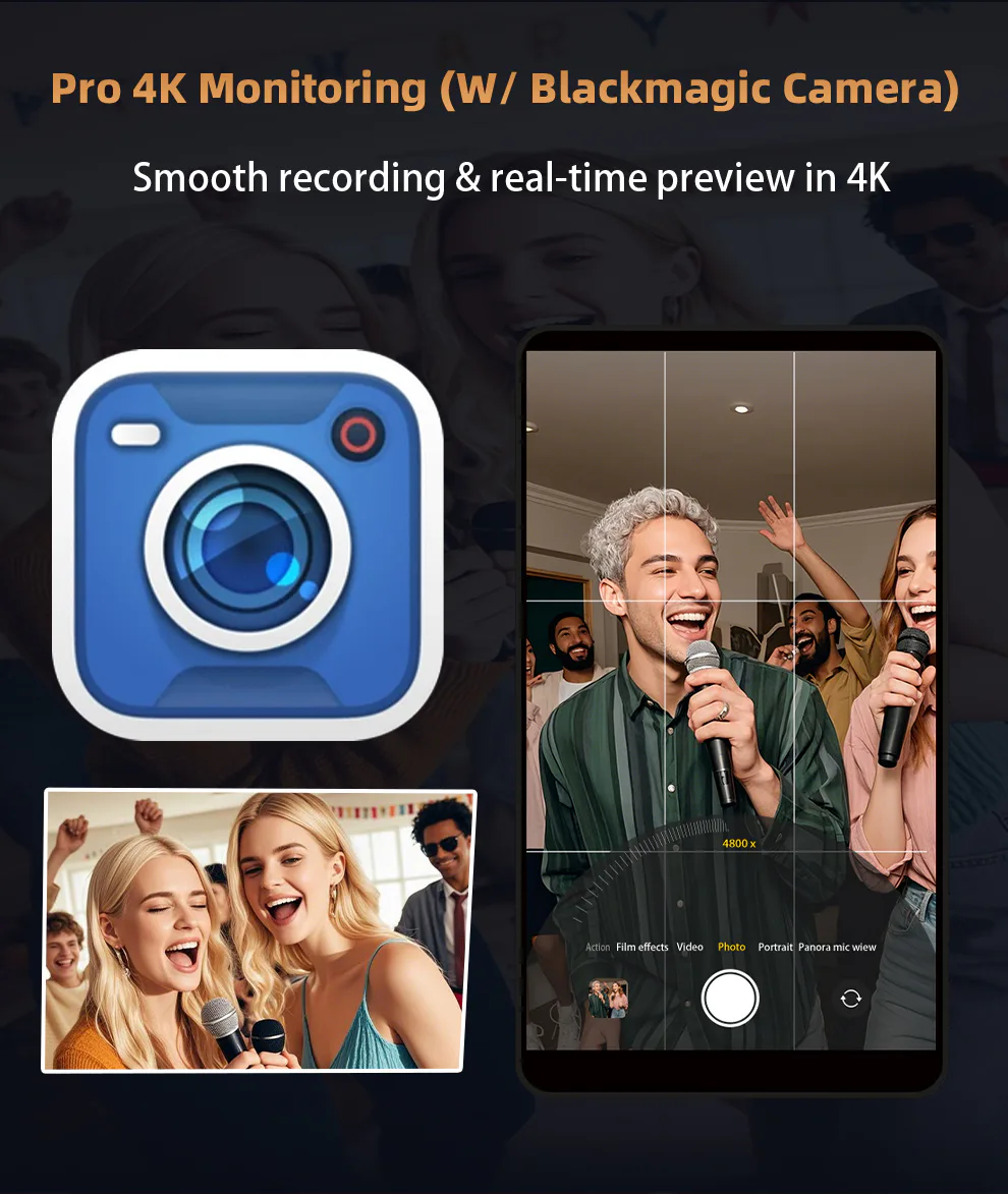 مانیتور بی‌سیم ۵ اینچ لمسی شیمبول Shimbol CP5 Ultra — تصویر 20