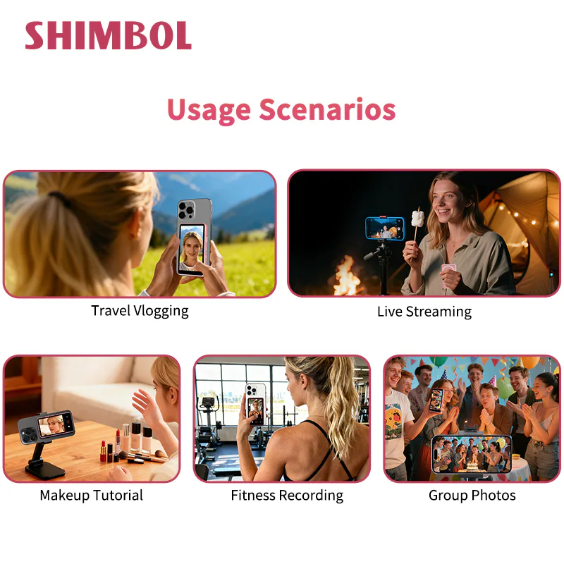 مانیتور سلفی موبایل شیمبول Shimbol P4 — تصویر 9