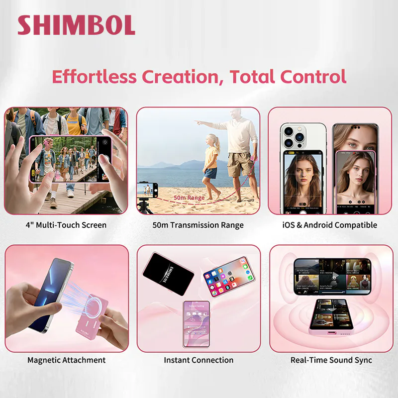 مانیتور سلفی موبایل شیمبول Shimbol P4 — تصویر 18