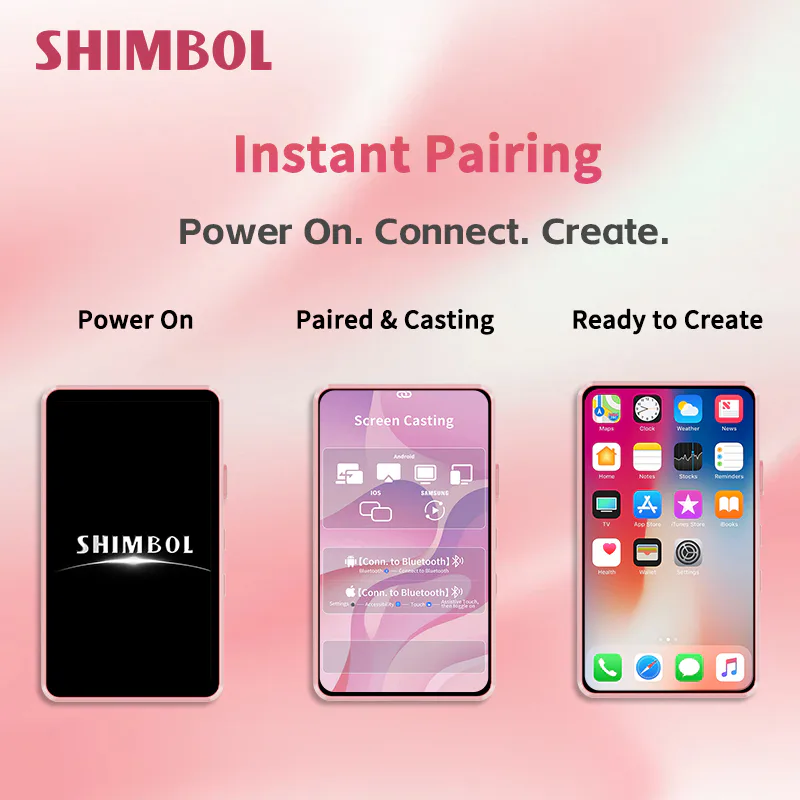 مانیتور سلفی موبایل شیمبول Shimbol P4 — تصویر 15