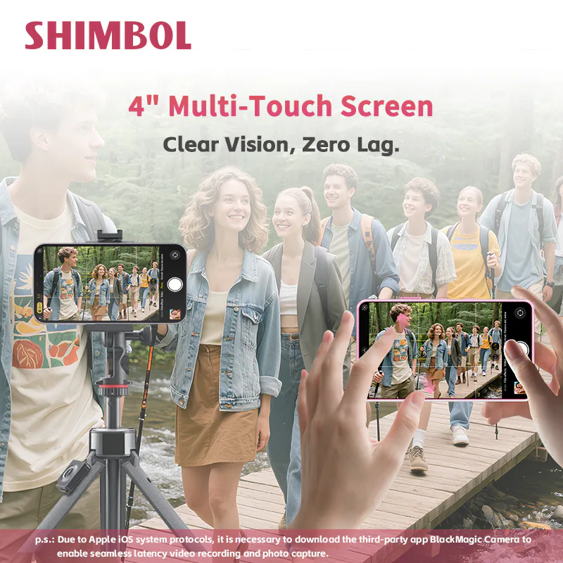 مانیتور سلفی موبایل شیمبول Shimbol P4 — تصویر 12