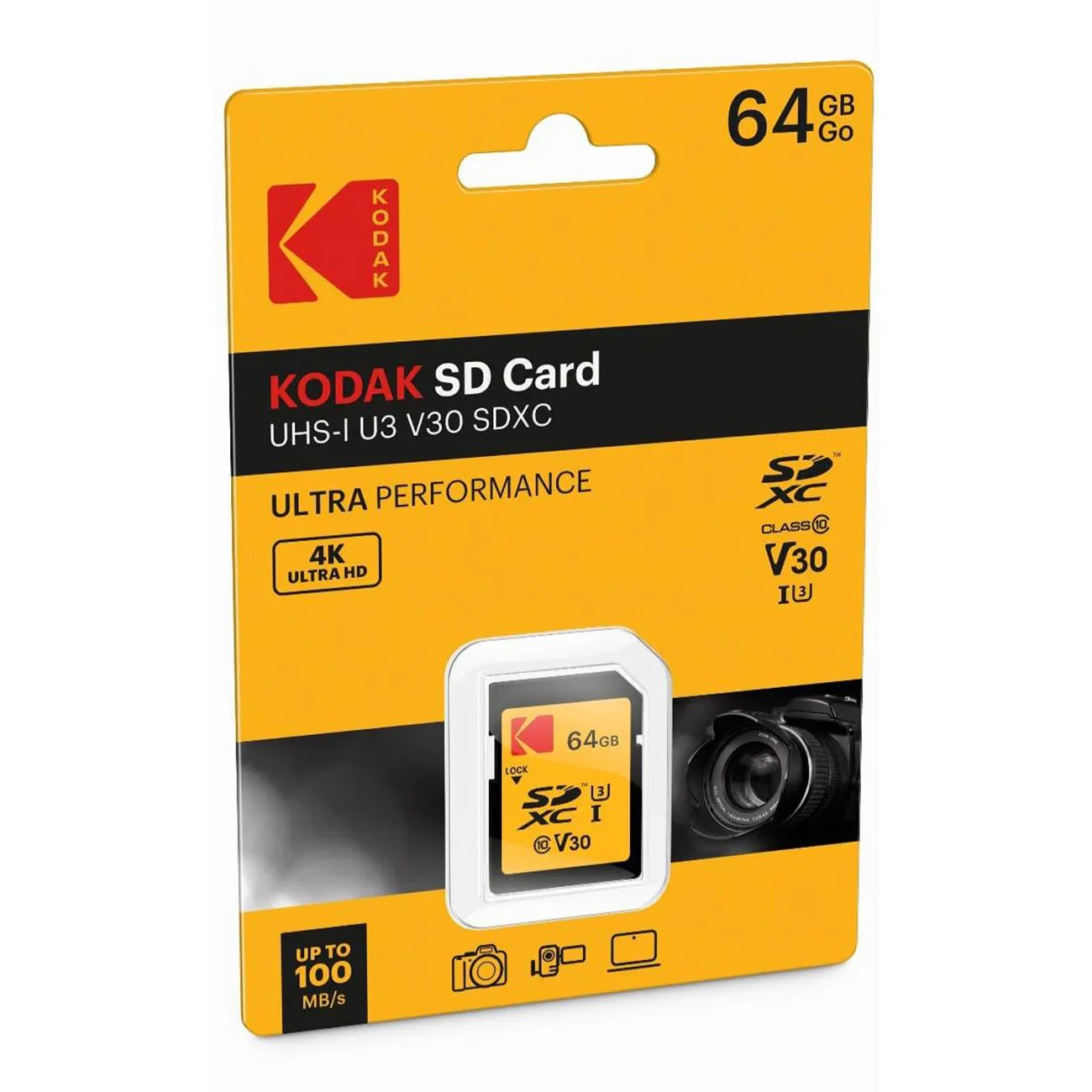 کارت حافظه کداک Kodak Ultra 64GB UHS-I U3 V30 Memory Card
