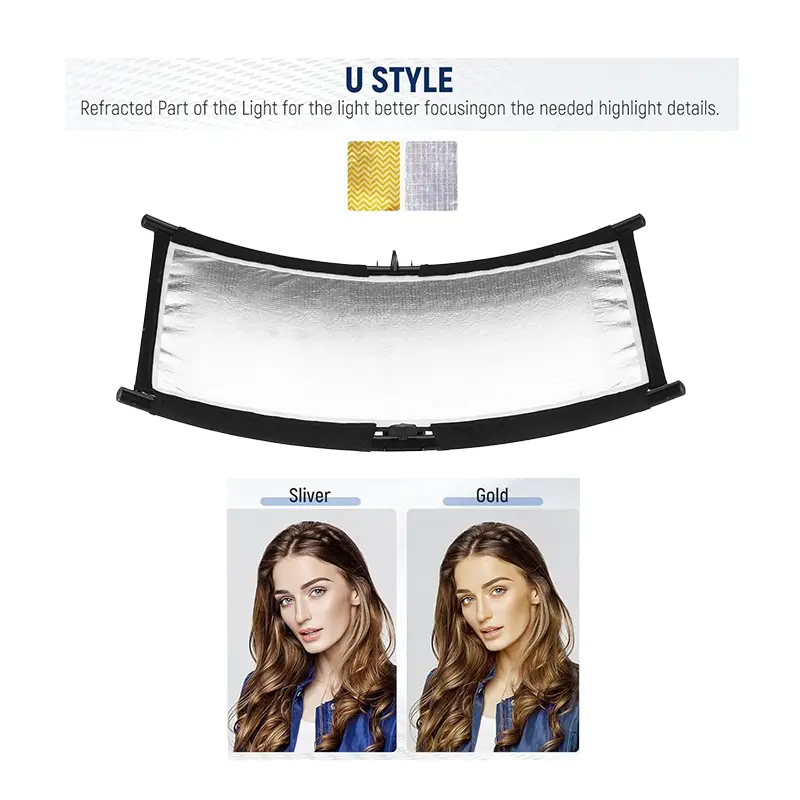 رفلکتور پرتره منحنی فوتوکس ابعاد 60 در 180 سانتی‌متر Curved Reflector — تصویر 3