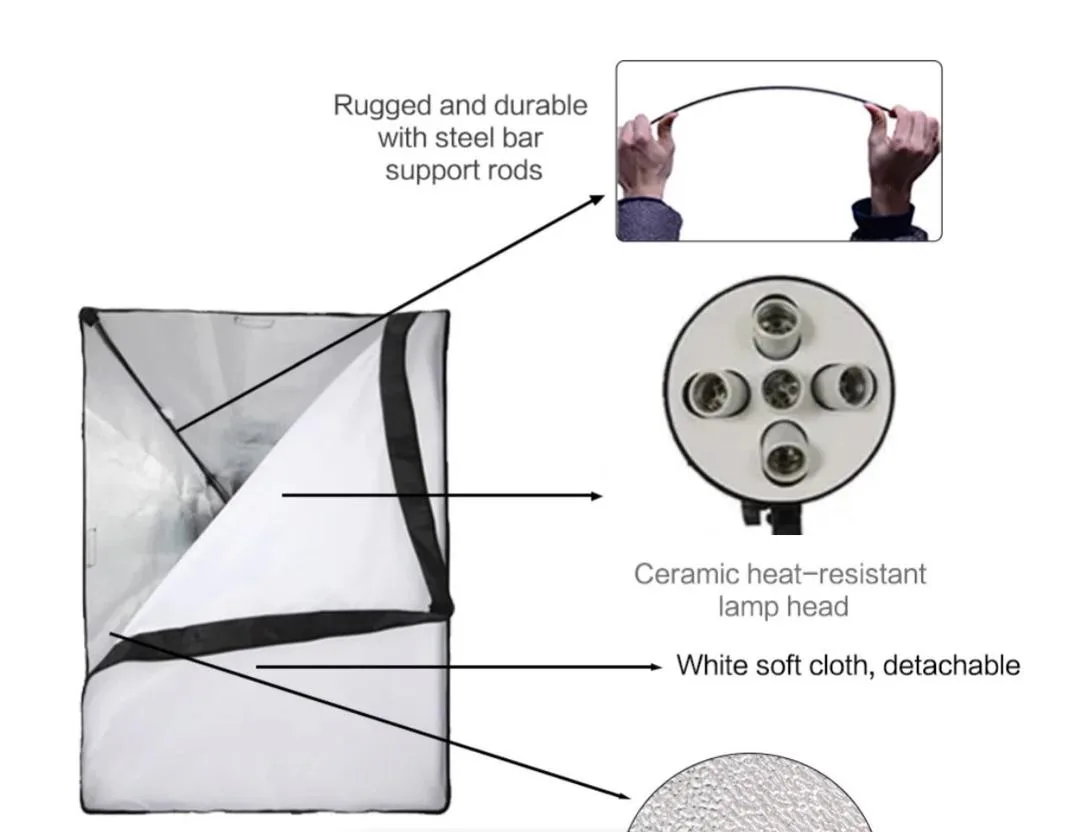 سافت باكس هولدر پنج لامپ میروتک Mirotech Softbox Holder 5 Lamps