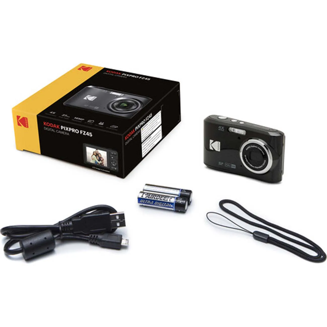 دوربین کامپکت کداک Kodak Pixpro FZ45 Digital Camera Black — تصویر 8