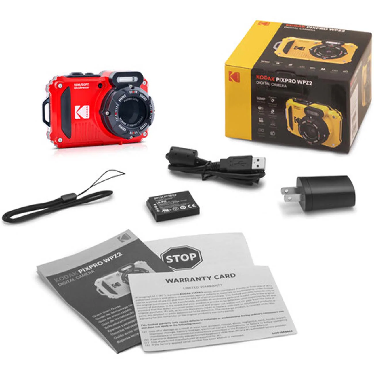 دوربین دیجیتال کداک Kodak PIXPRO WPZ2 Digital Camera Red — تصویر 6