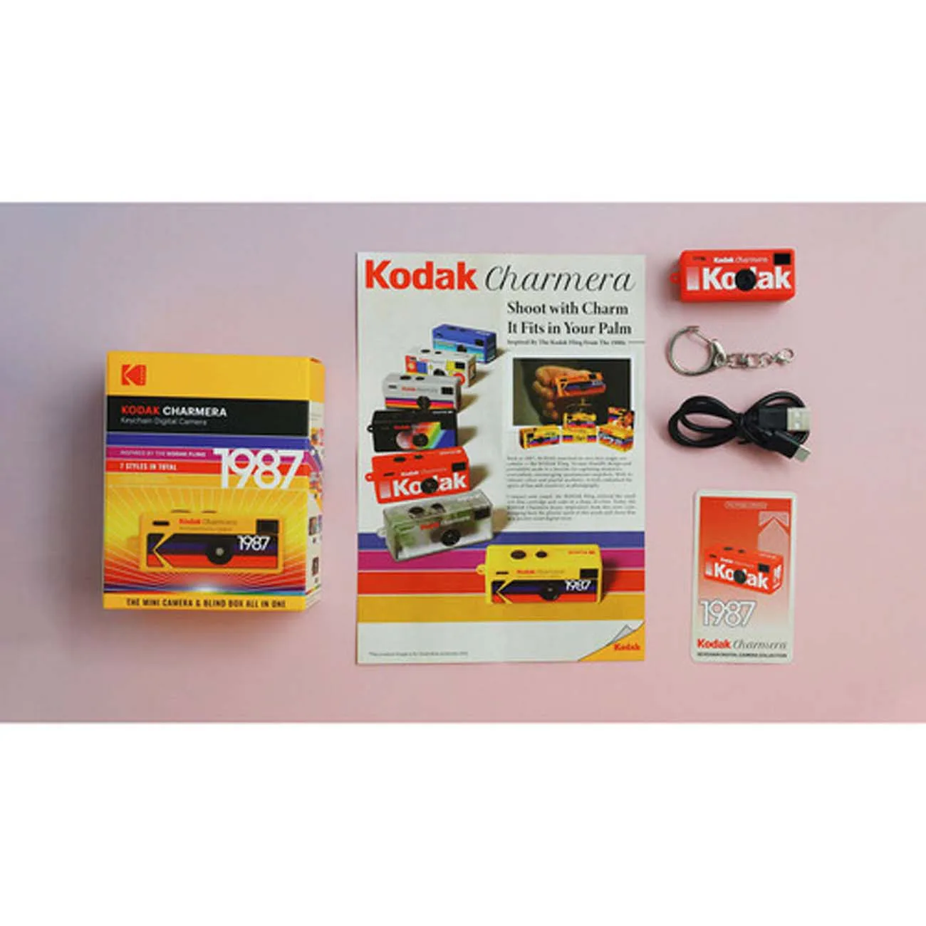 دوربین دیجیتال جاکلیدی کداک Kodak Charmera Key Chain Digital Camera Random Style Blind Box — تصویر 14