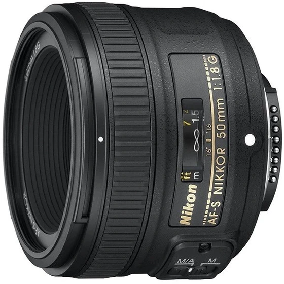 لنز نیکون  Nikon AF-S NIKKROR 50mm f/1.8G Lens (دست دوم)